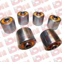 KIT BUJES PARA SUSPENSION TRASERA EN POLIURETANO AVENGER PATRIOT COMPASS, CIRUSS CALIBER