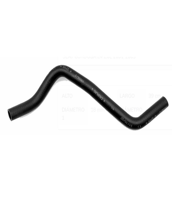 Seat Cordoba 1.6L 2001-2009 Ibiza 1.6L 2001-2009 Vw Crossfox 1.6L 2007-2017 Vw Gol 1.6L 2009-2018 Vw Lupo 1.6L 2005-2009 Vw Polo 1.6L 2003-2007 Vw Sportvan 1.6L 2007-2010 Calefaccion Salida