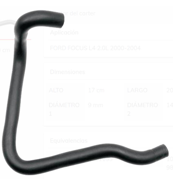 Ford Focus 2.0L 2000-2004